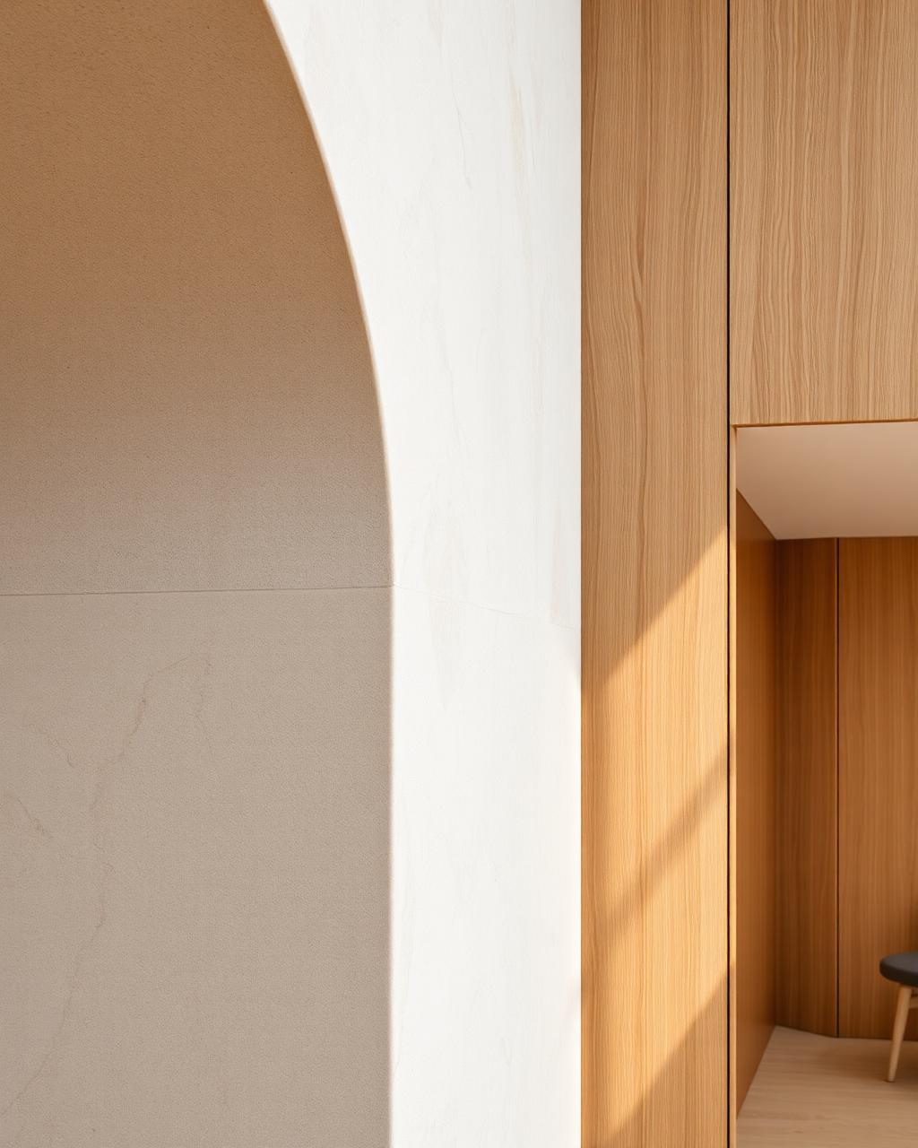 Architekturdetail im Editorial-Stil